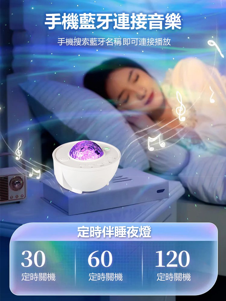 北極光星空投影燈